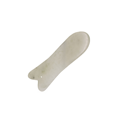 Gua Sha forme de poisson jade