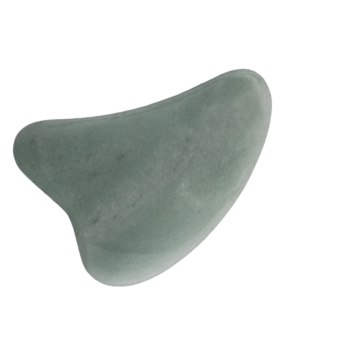 Gua Sha forme de coer grand de jade haute qualité