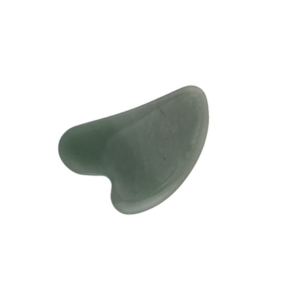 Gua Sha forme de coer de jade haute qualité