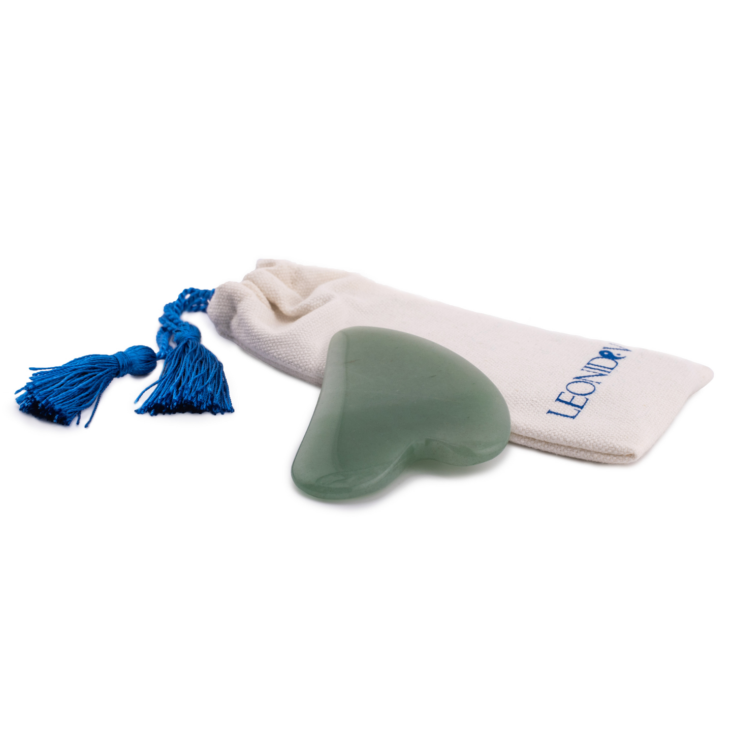 Gua Sha forme de coer de jade haute qualité