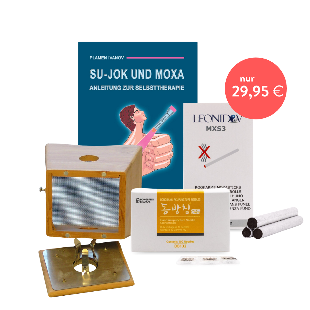 Su-Jok und Moxa Bundle inkl. Handakupunktur + Buch